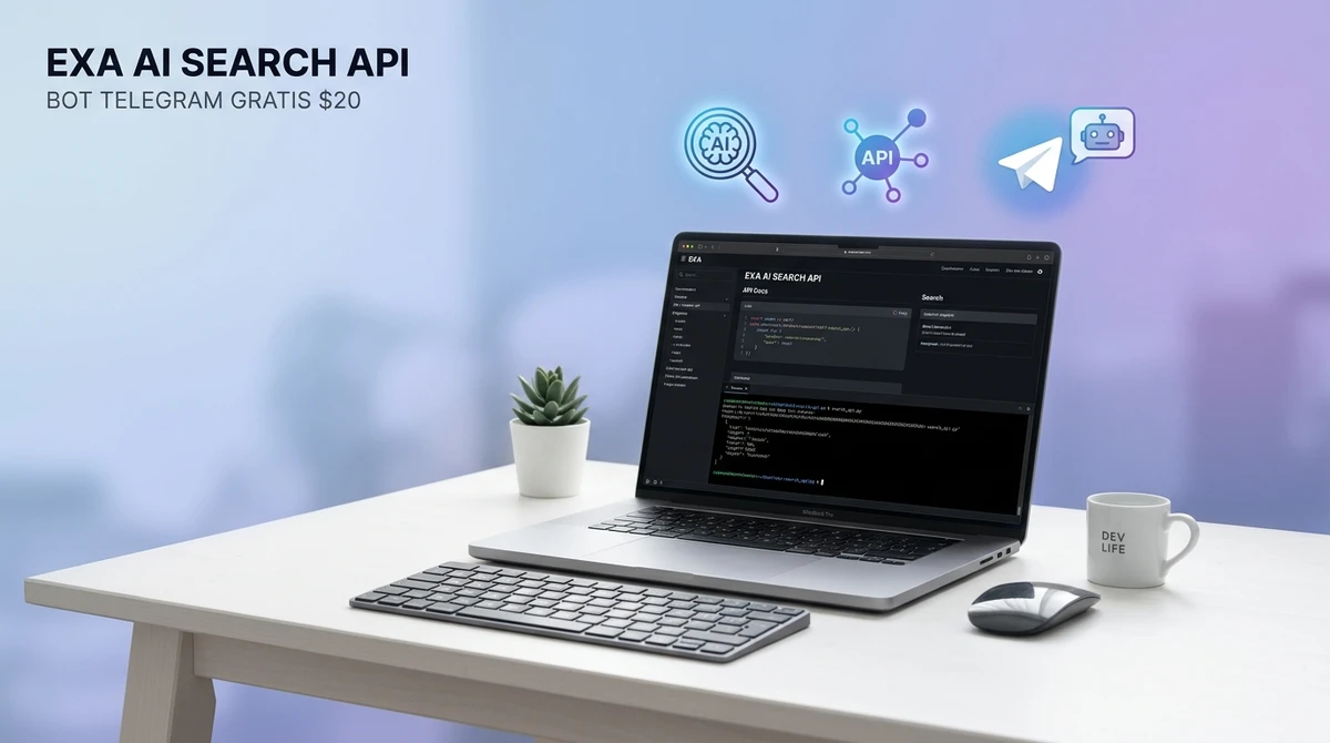 Tutorial Integrasi Exa AI Search API untuk Bot Telegram (Gratis $20)