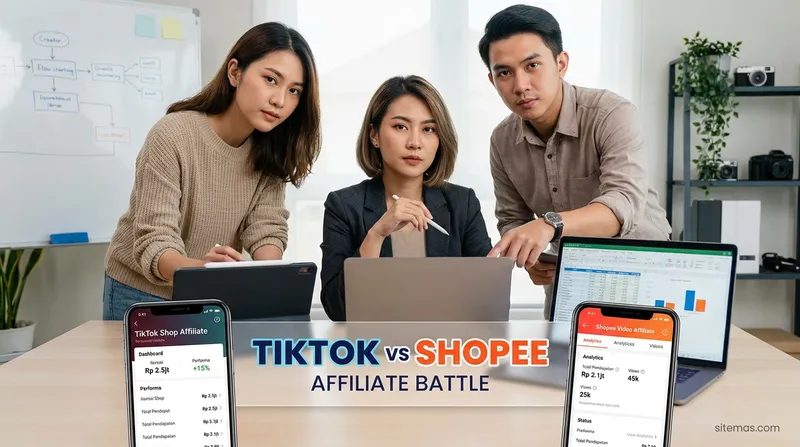Review Affiliate TikTok Shop vs Shopee Video untuk Pemula