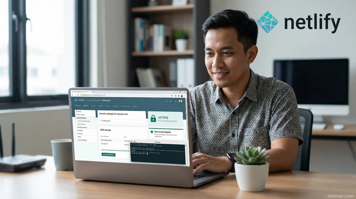Deploy Sitemas ke Netlify (Gratis)
