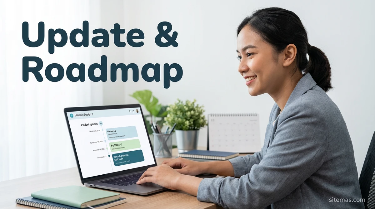 Changelog dan Roadmap Sitemas