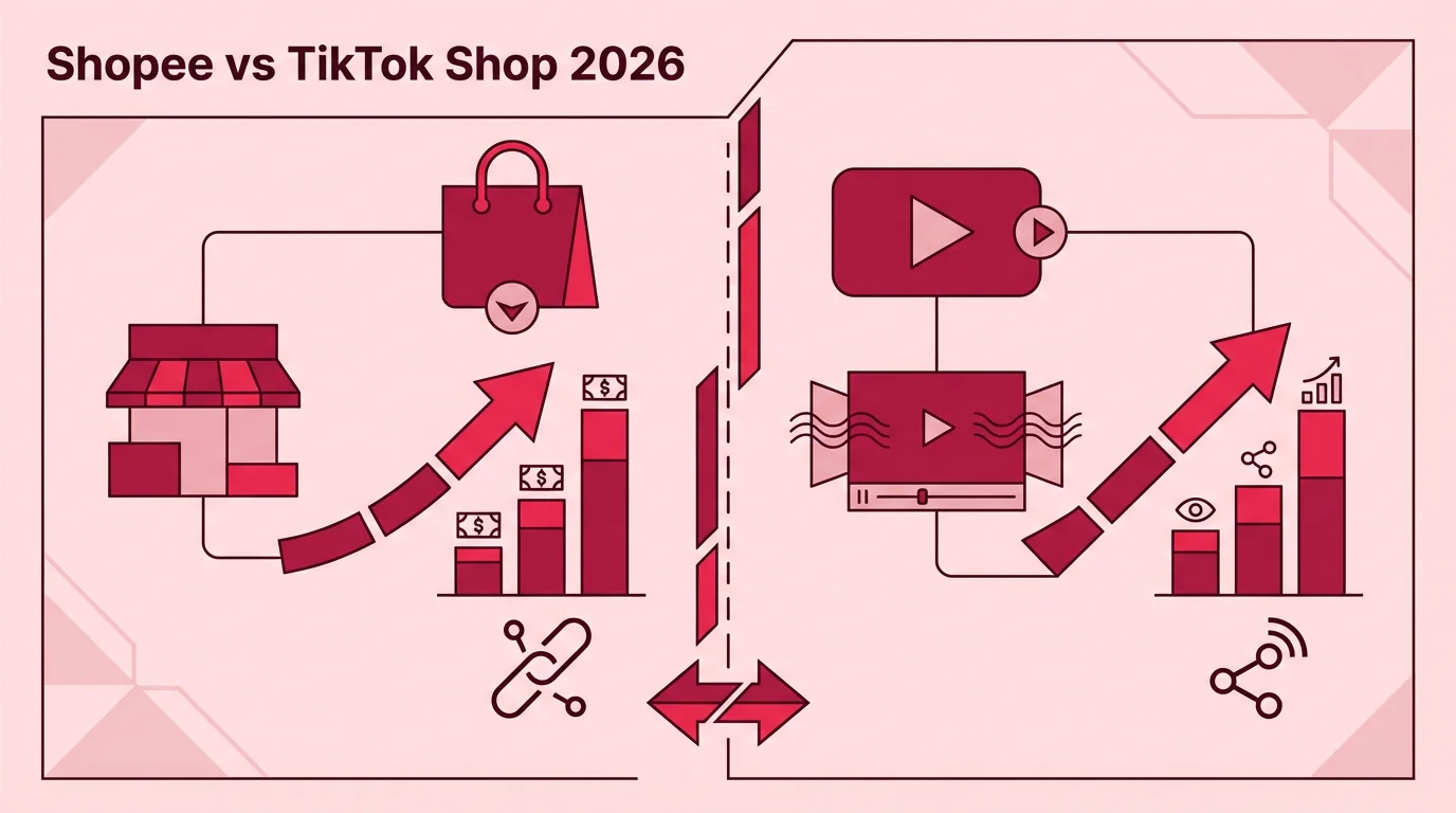 Jatuh Bangun Shopee Video Affiliate vs TikTok Shop 2026: Lahan Siapa Lebih Subur?