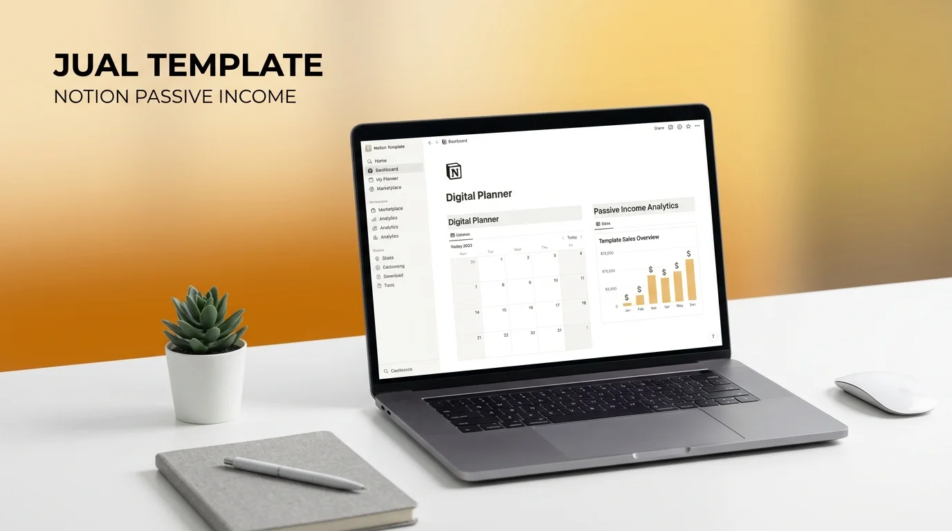 Panduan Menjual Template Notion Sebagai Penghasilan Pasif