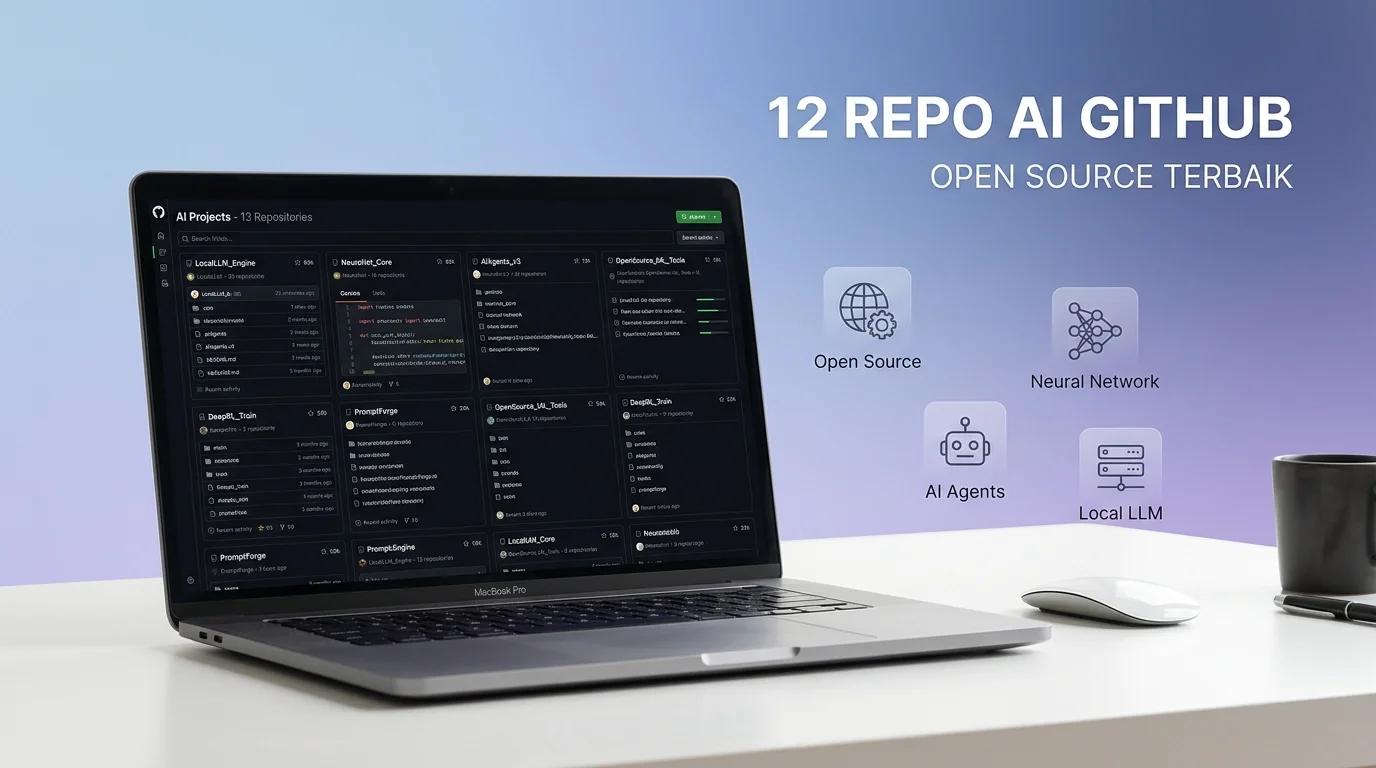 12 Repositori GitHub AI Open Source Terbaik untuk Developer