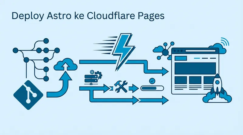 Cara Gratis Deploy Web Astro ke Cloudflare Pages dengan GitHub