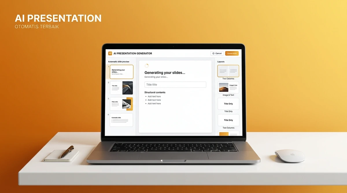 Website AI Pembuat Presentasi Otomatis Terbaik Tahun Ini