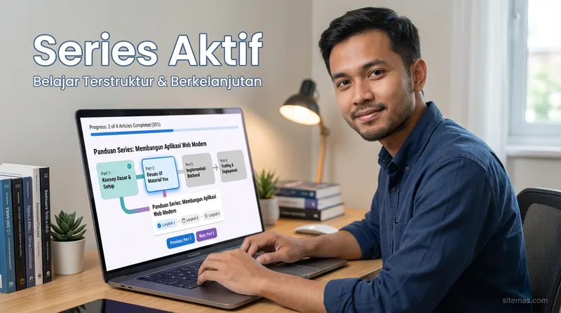 Menggunakan Series untuk Artikel Bersambung