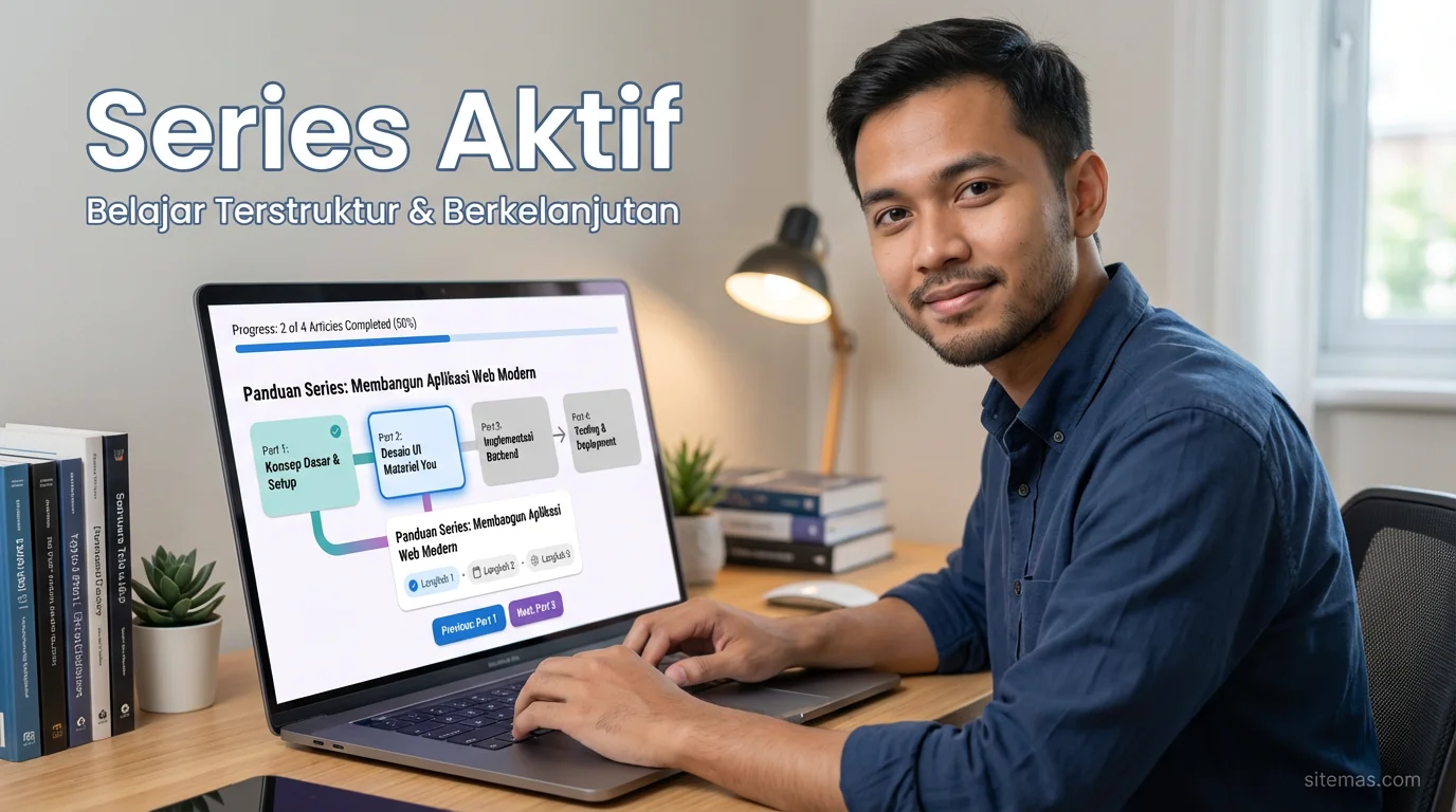 Menggunakan Series untuk Artikel Bersambung