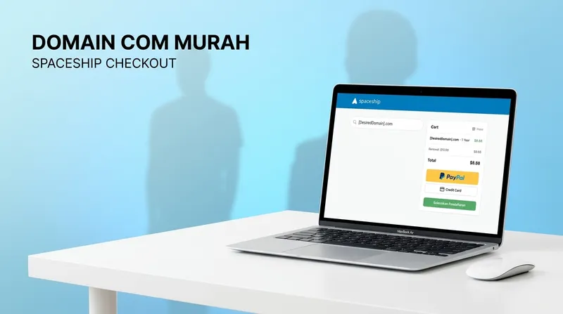 Cara Dapat Domain COM Murah di Spaceship