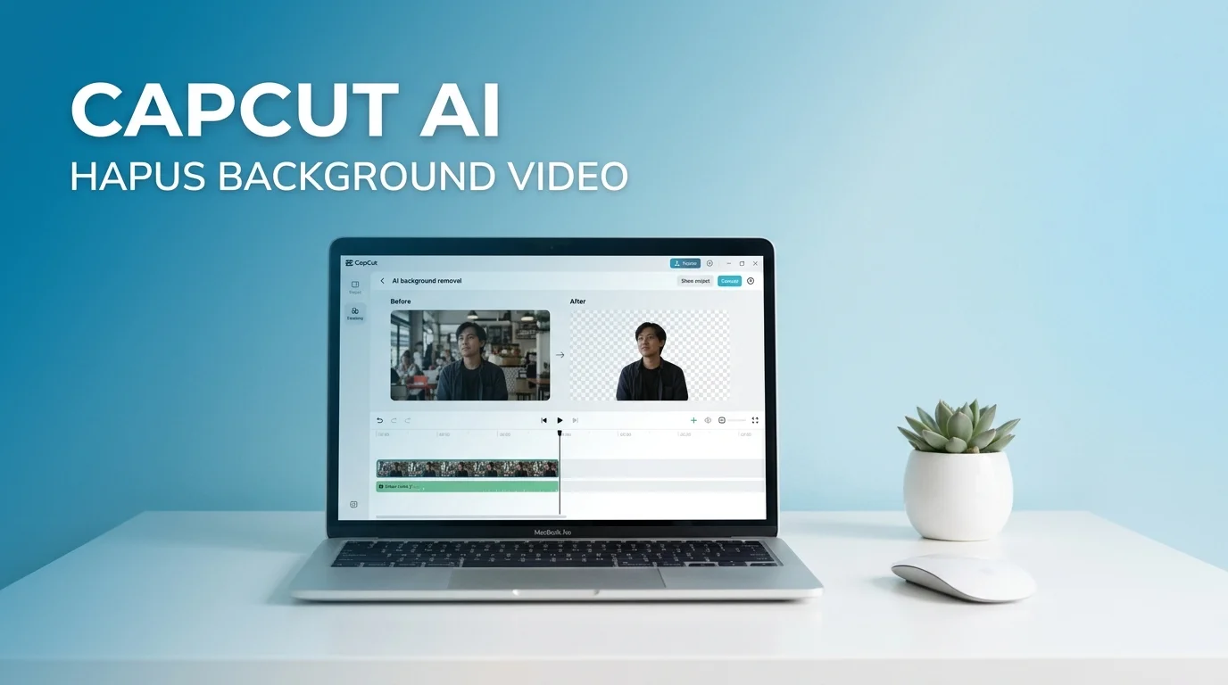 Cara Menghapus Background Video Menggunakan CapCut AI Desktop