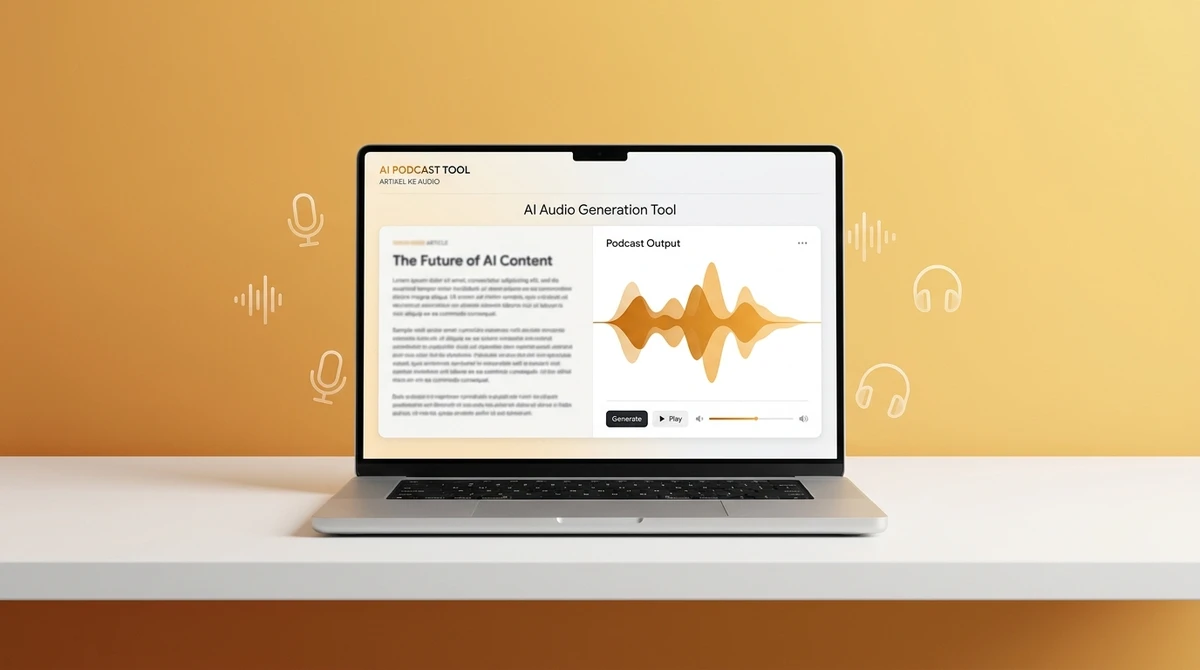 Tool AI Terbaik Untuk Mengubah Artikel Menjadi Podcast Audio