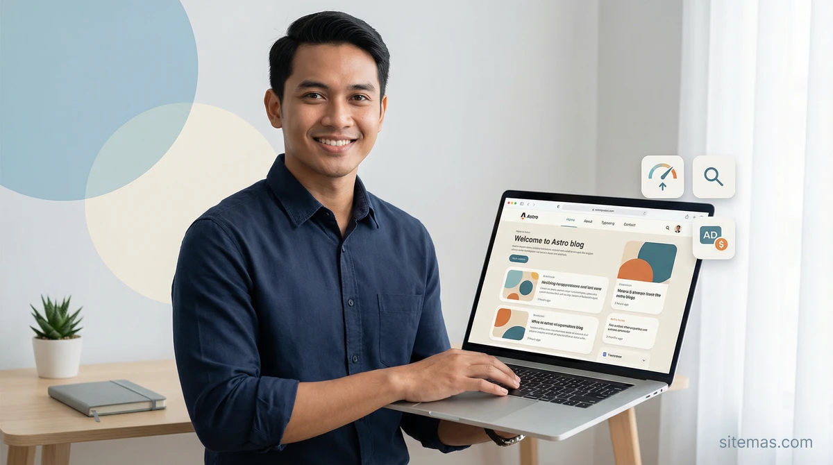 Pengenalan Sitemas: Blog Astro Modern dengan Material Design 3