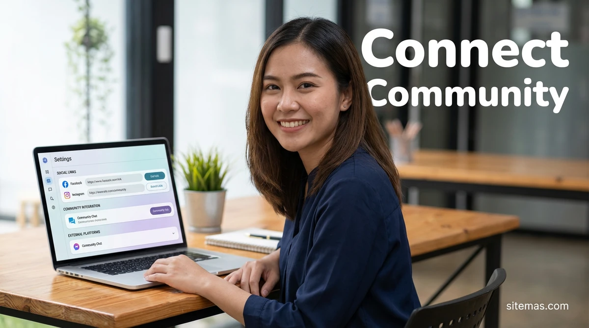 Menghubungkan Social Media & Komunitas di Sitemas