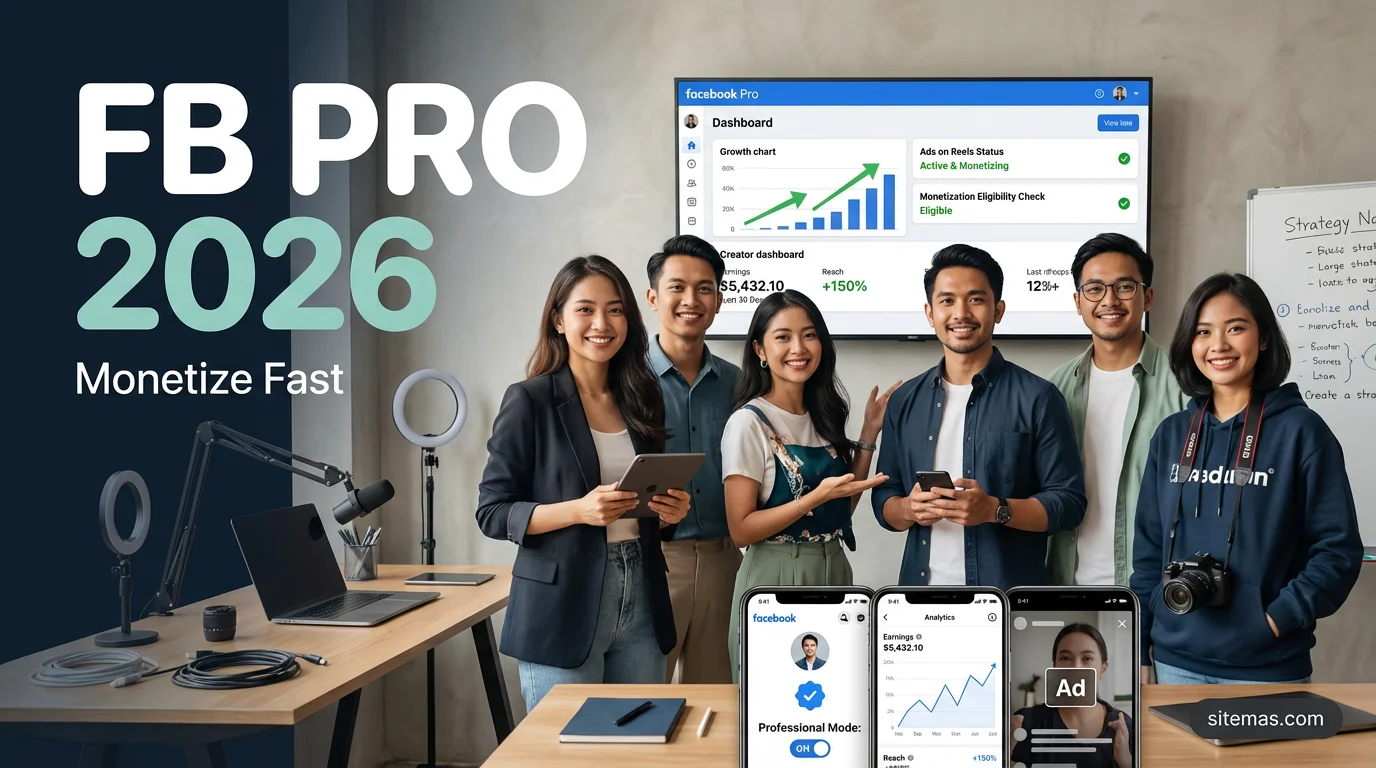 7 Trik FB Pro Cepat Monetisasi 2026: Lolos Algoritma Baru