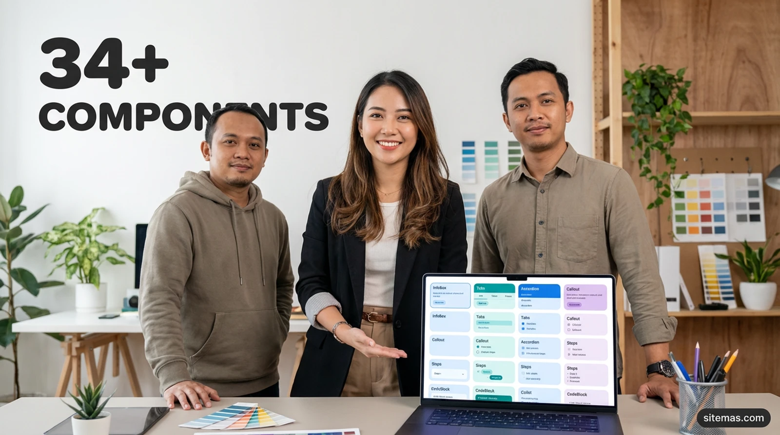 Komponen Artikel Sitemas dengan Material Design 3