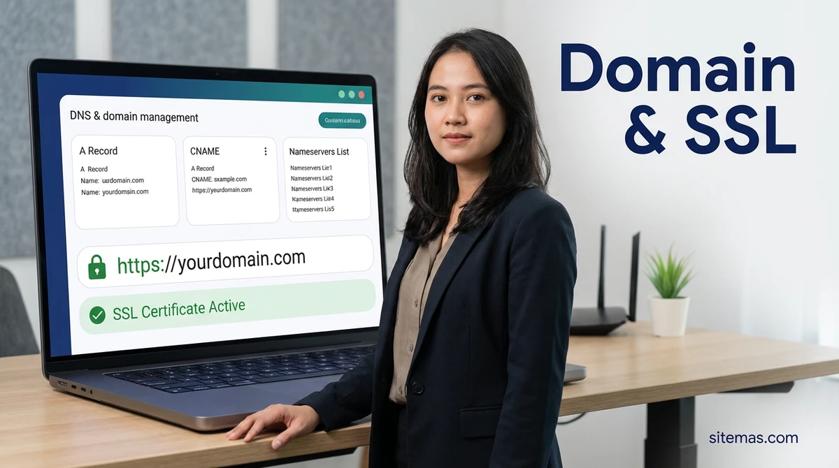 Setup Custom Domain dan SSL untuk Sitemas
