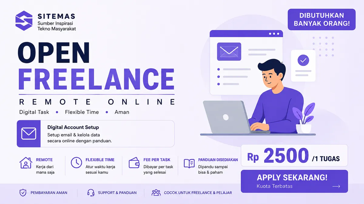 Dibayar untuk Membuat Akun Email