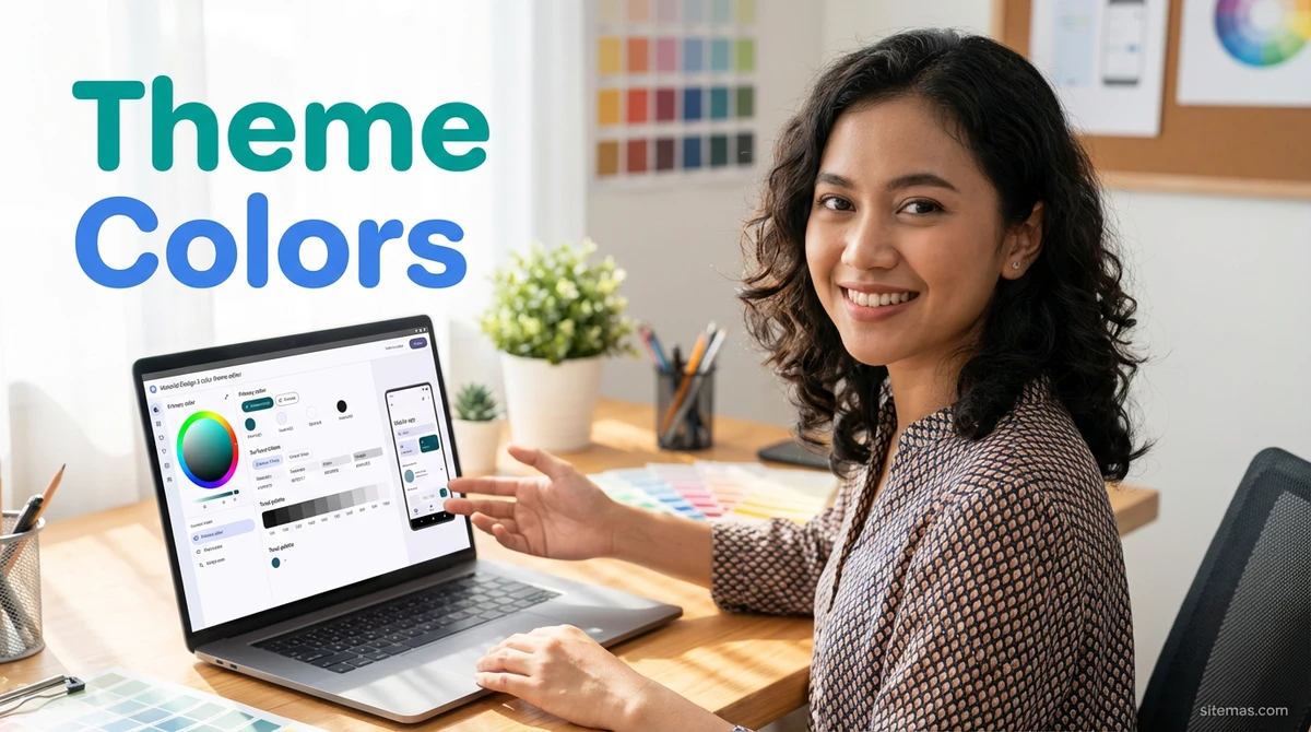 Modifikasi Tema Warna Material Design 3 di Sitemas