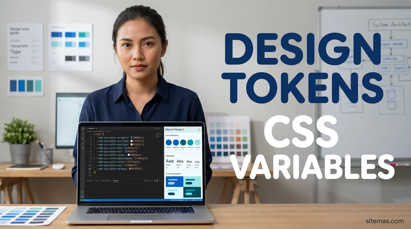 Referensi CSS Variables dan Tokens di Sitemas